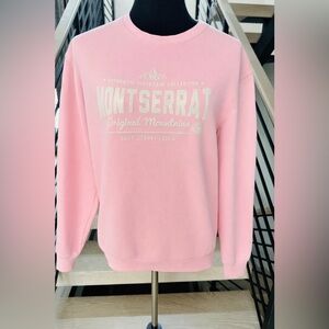 New Montserrat Pink Crew Neck Sweater size S